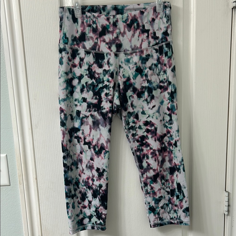 Old Navy Vibrant Purple and Green Leggings